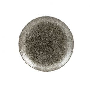 RAKU - QUARTZ BLACK - COUPE PLATE - 16.5CM (12)
