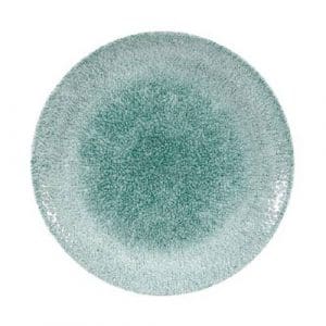 RAKU - JADE GREEN - COUPE PLATE - 26CM (12)
