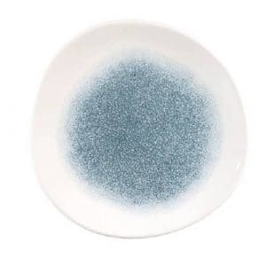 RAKU - TOPAZ BLUE - ORGANIC ROUND PLATE - 21CM (12)