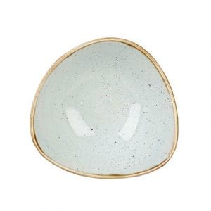 STONECAST - DUCK EGG BLUE - TRIANGLE BOWL - 15.3CM (12)