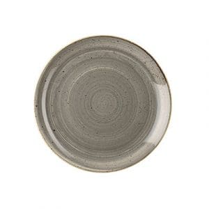 STONECAST - PEPPERCORN GREY - COUPE PLATE - 26CM (12)