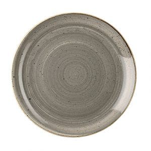 STONECAST - PEPPERCORN GREY - COUPE PLATE - 28.8CM (12)