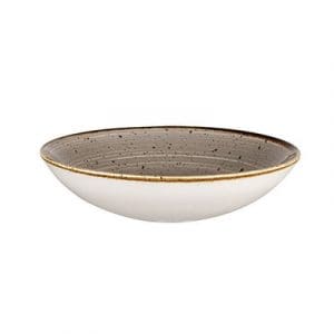 STONECAST - PEPPERCORN GREY - COUPE BOWL - 18.2CM (12)