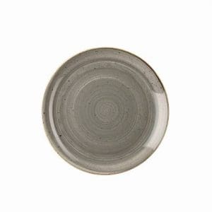 STONECAST - PEPPERCORN GREY - COUPE PLATE - 21.7CM (12)