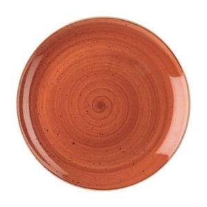 STONECAST - SPICED ORANGE - COUPE PLATE - 26CM (12)