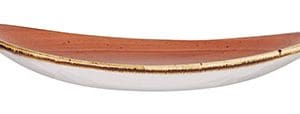 STONECAST - SPICED ORANGE - OVAL PLATE - 19.2CM (12)