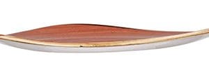 STONECAST - SPICED ORANGE - TRIANGLE PLATE - 19.2CM (12)