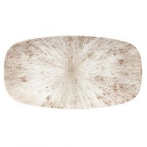 STONE - AGATE GREY - OBLONG CHEFS' PLATE - 30x15.3CM (12)