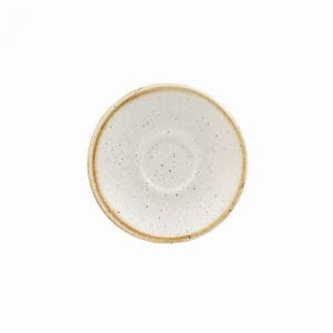 STONECAST - BARLEY WHITE - SAUCER - 11.8CM (12)