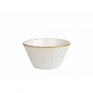 STONECAST - BARLEY WHITE - SAUCE DISH - 9CL (12)
