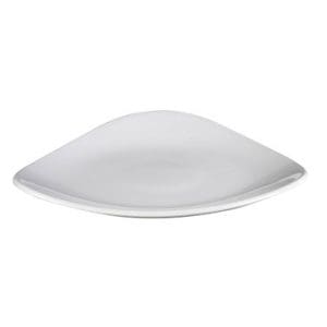LOTUS - WHITE - TRIANGLE PLATE - 26CM (12)