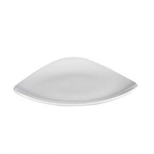 LOTUS - WHITE - TRIANGLE PLATE - 19CM (12)
