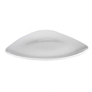 LOTUS - WHITE - TRIANGLE PLATE - 23CM (12)