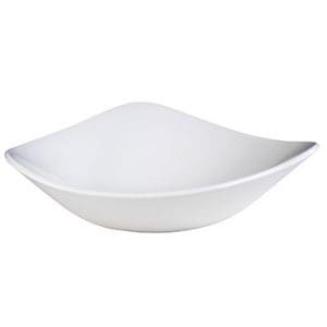 LOTUS - WHITE - TRIANGLE BOWL - 23.5CM (12)