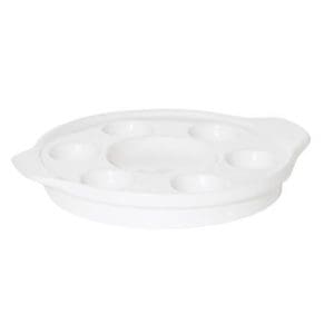 PRIMA - WHITE - SNAIL DISH - 20CM (12)