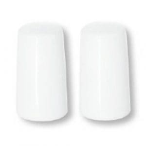 PRIMA - WHITE - PEPPER SHAKER - 8CM (12)