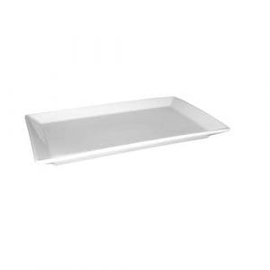 PRIMA - WHITE - RECTANGULAR TRAY - 35x14CM (12)