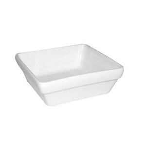 PRIMA - WHITE - STACKING SQUARE SERVER - 10x10CM (24)