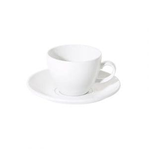PRIMA - WHITE - NON-STACKING TEA CUP - 23CL (24)