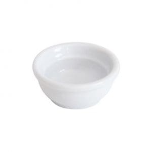 PRIMA - WHITE - SAUCE DISH - 6.5CM (24)