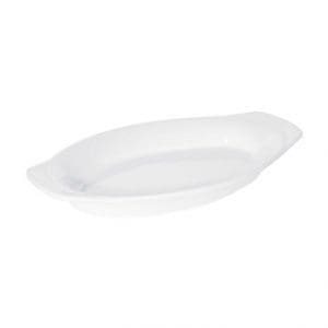 PRIMA - WHITE - OVAL EARED DISH - 20CM (12)