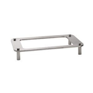 DOMINO DISH STAND GN1/1 RECTANGULAR S/STEEL 615 x 350 x 101mm