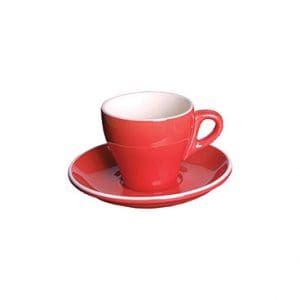 ITALIA - RED - ESPRESSO SAUCER - 11.9CM (12)