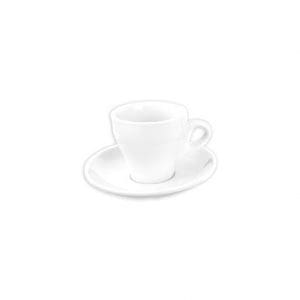 ITALIA - WHITE - ESPRESSO SAUCER - 11.9CM (12)
