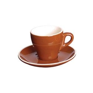 ITALIA - BLACK - CAPPUCCINO SAUCER - 14.2CM (12)