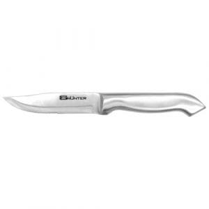 STEAK KNIFE BROAD BLADE - STEEL HANDLE