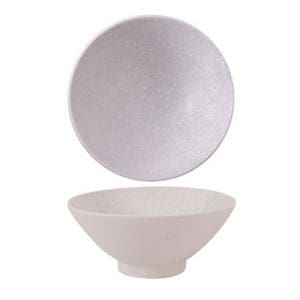 NEW BONE - WHITE - ROUND V-BOWL - 10CM (24)