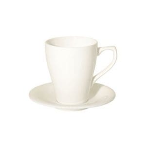 NEW BONE - WHITE - COUPE SAUCER - 15.2CM (24)