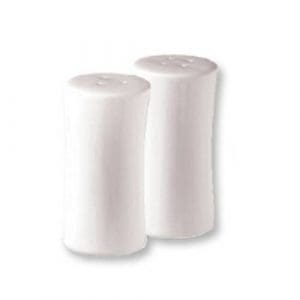 NEW BONE - WHITE - TALL PEPPER SHAKER - 9.8CM (12)