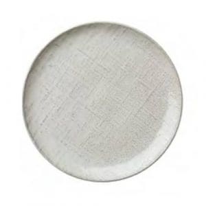 KNIT - REACTIVE WHITE - ROUND COUPE PLATE - 26CM (24)