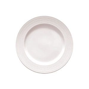 LINE - WHITE - RIM PLATE - 17.5CM (24)