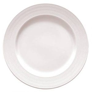 LINE - WHITE - RIM PLATE - 27CM (12)