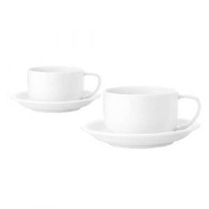OLIVE - WHITE - ESPRESSO SAUCER - 12CM (24)