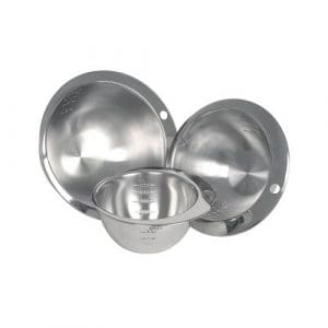 MEASURING BOWL STAINLESS STEEL ROUND NOTCHED 2500ML