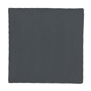 BLACK - SLATE SQUARE TRAY - 25x25CM (4)