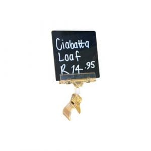 PLASTIC DISPLAY CLIP - WIDE BASE - (SOLD IN PACKS OF 12)