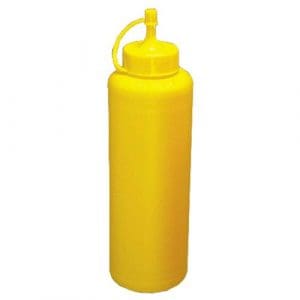 PLASTIC DISPENSER (YELLOW) - 250ML (PACK OF 6)