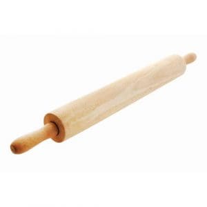 ROLLING PIN WOOD 375MM (ECONOMY)