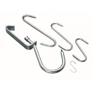 STEEL S HOOKS -6"/150MM (PACK OF 12) GALVANISED