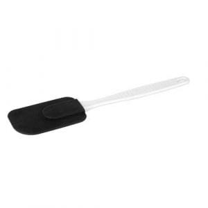 SILICON SPATULA - WHITE PLASTIC HANDLE 110 MM