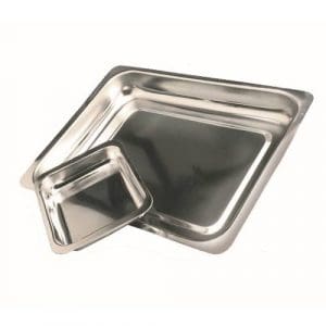 STEAK & KIDNEY DISH S/STEEL-SK1-235 X 180 X 35 MM