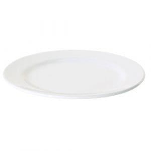 PRIMA - WHITE - ROUND PLATE - 19CM (24)