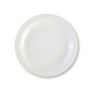 PRIMA - WHITE - NARROW RIMMED PLATE - 25CM (24)