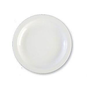 PRIMA - WHITE - NARROW RIMMED PLATE - 20CM (24)