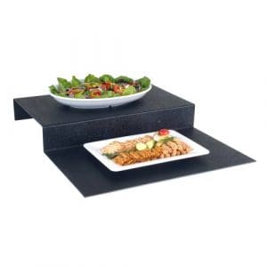 STEP RISER ABS - 2 STEPS (BLACK) 600 x 750 x 95mm