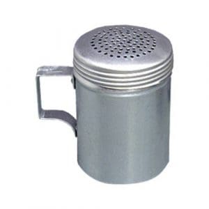 SALT SHAKER ALUMINIUM WITH HANDLE 65 X 90 MM